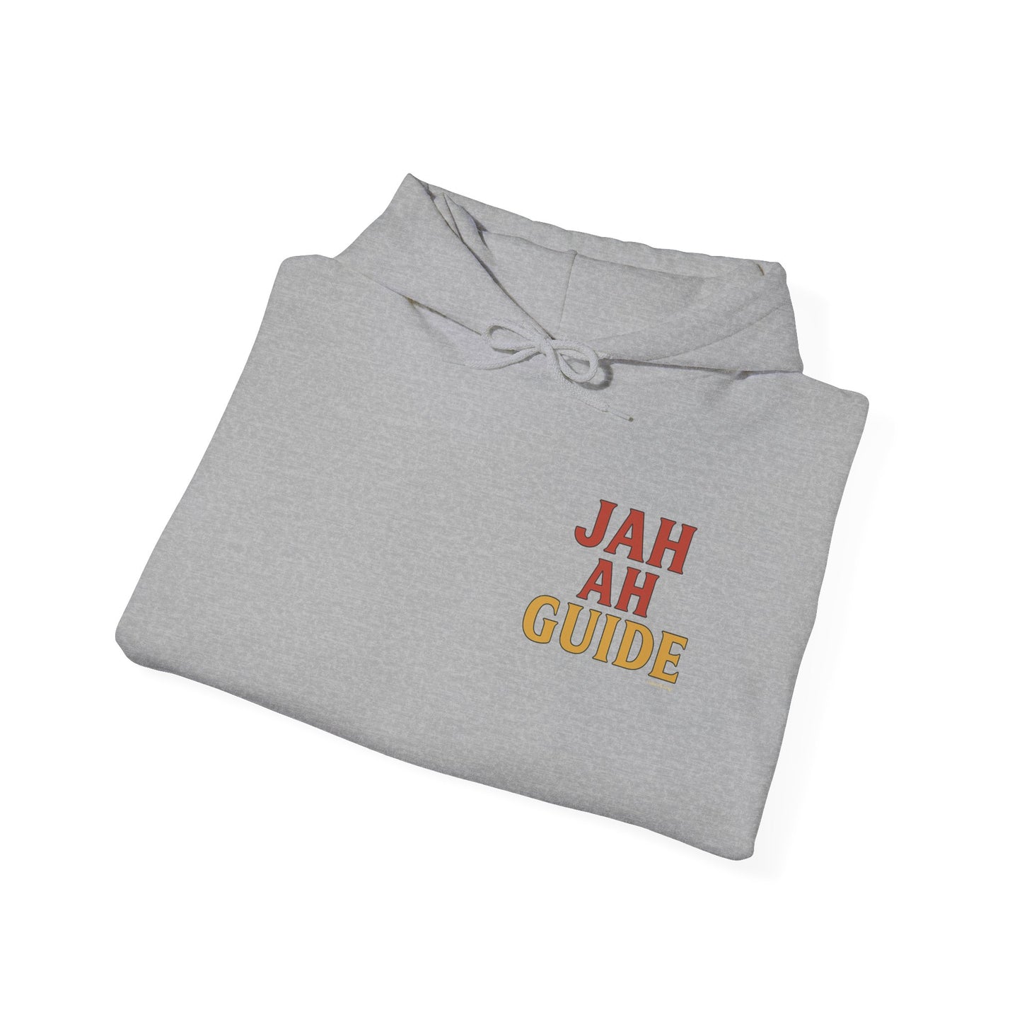 Jah Ah Guide - Unisex Hoodie (Letterwork front, Artwork Back)