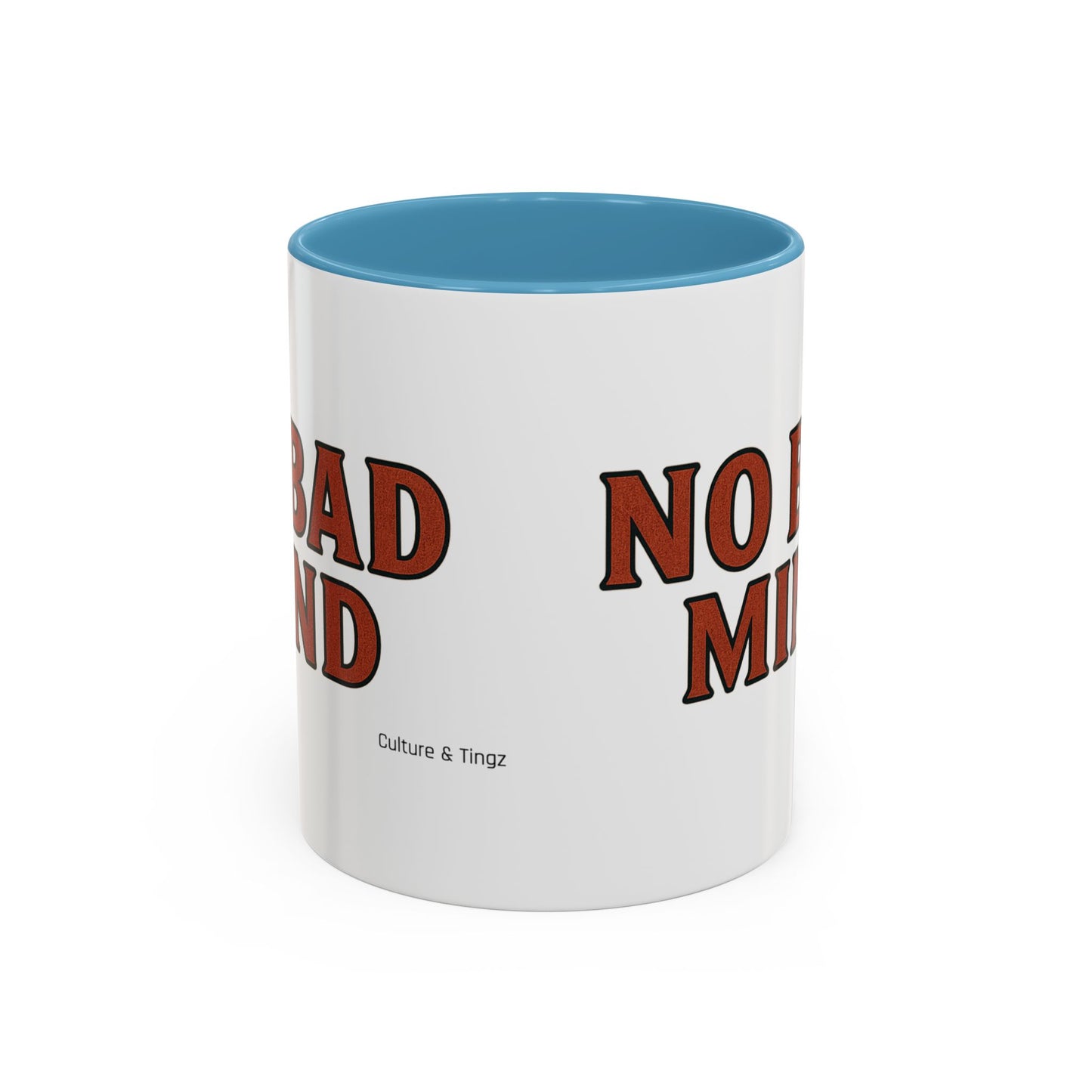 No Bad Mind Ceramic Mugs  – Letterwork Edition
