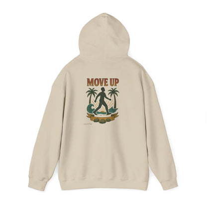Move Up - Unisex Hoodie (Letterwork front, Artwork Back)