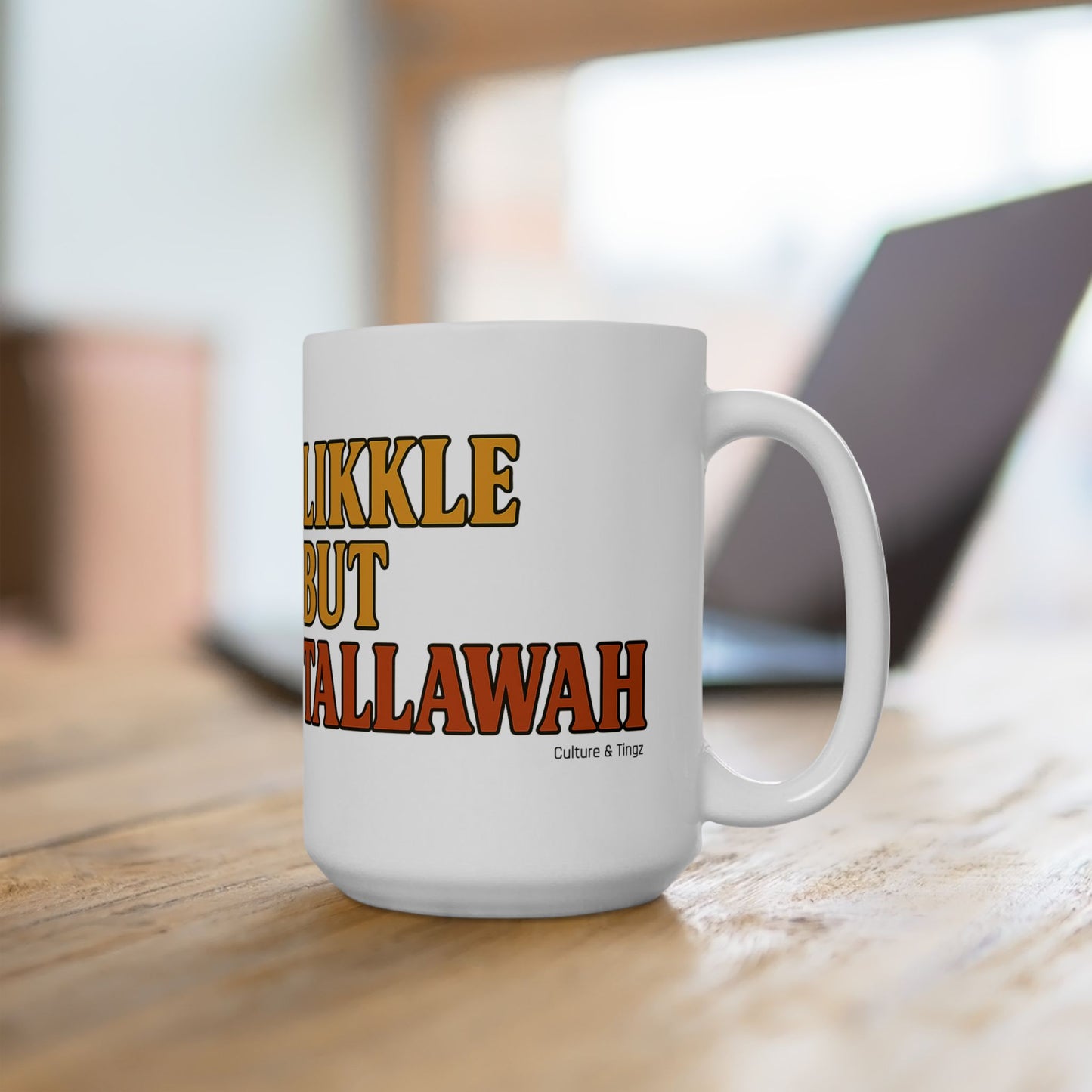 Likkle but Tallawah Ceramic Mugs- Letterwork Collection