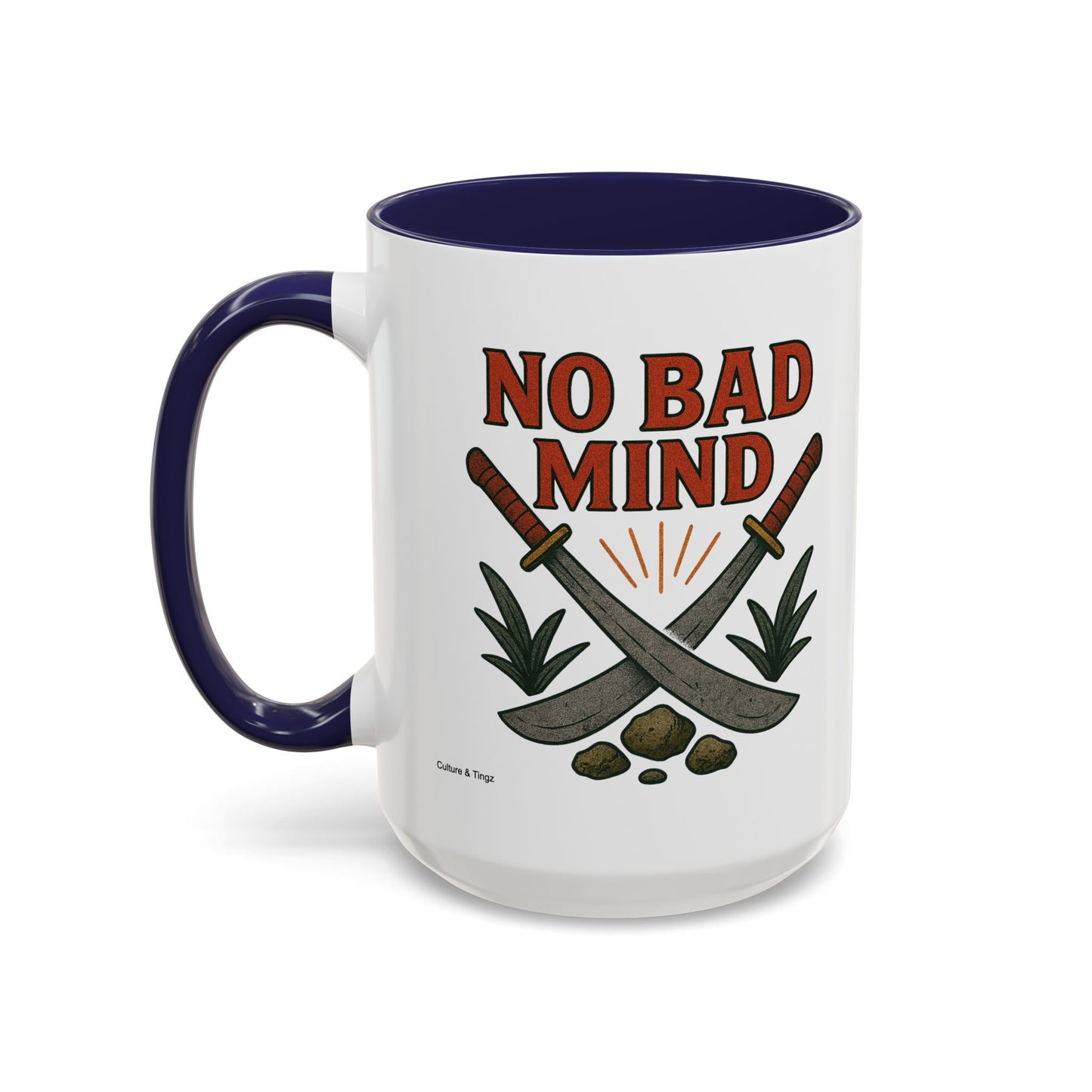 No Bad Mind - Accent Coffee Mug