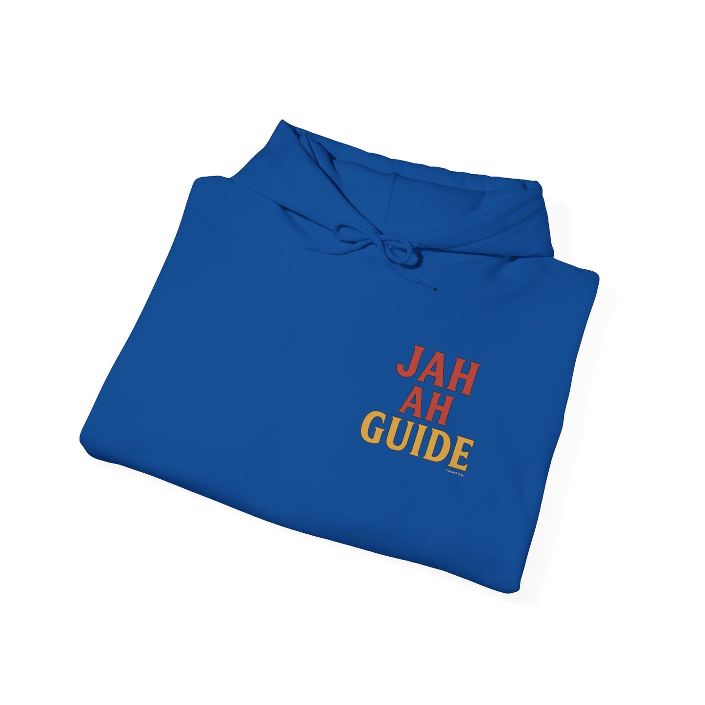 Jah Ah Guide - Unisex Hoodie (Letterwork front, Artwork Back)