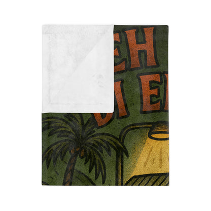 Deh Pon Di Ends Velveteen Microfiber Blanket - 40" x 30"