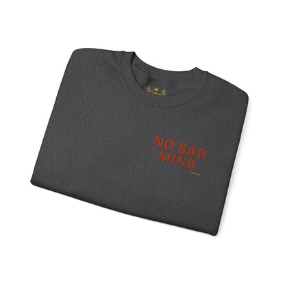 No Bad Mind - Unisex Crewneck Sweater (Letterwork Front, Full Artwork Back)