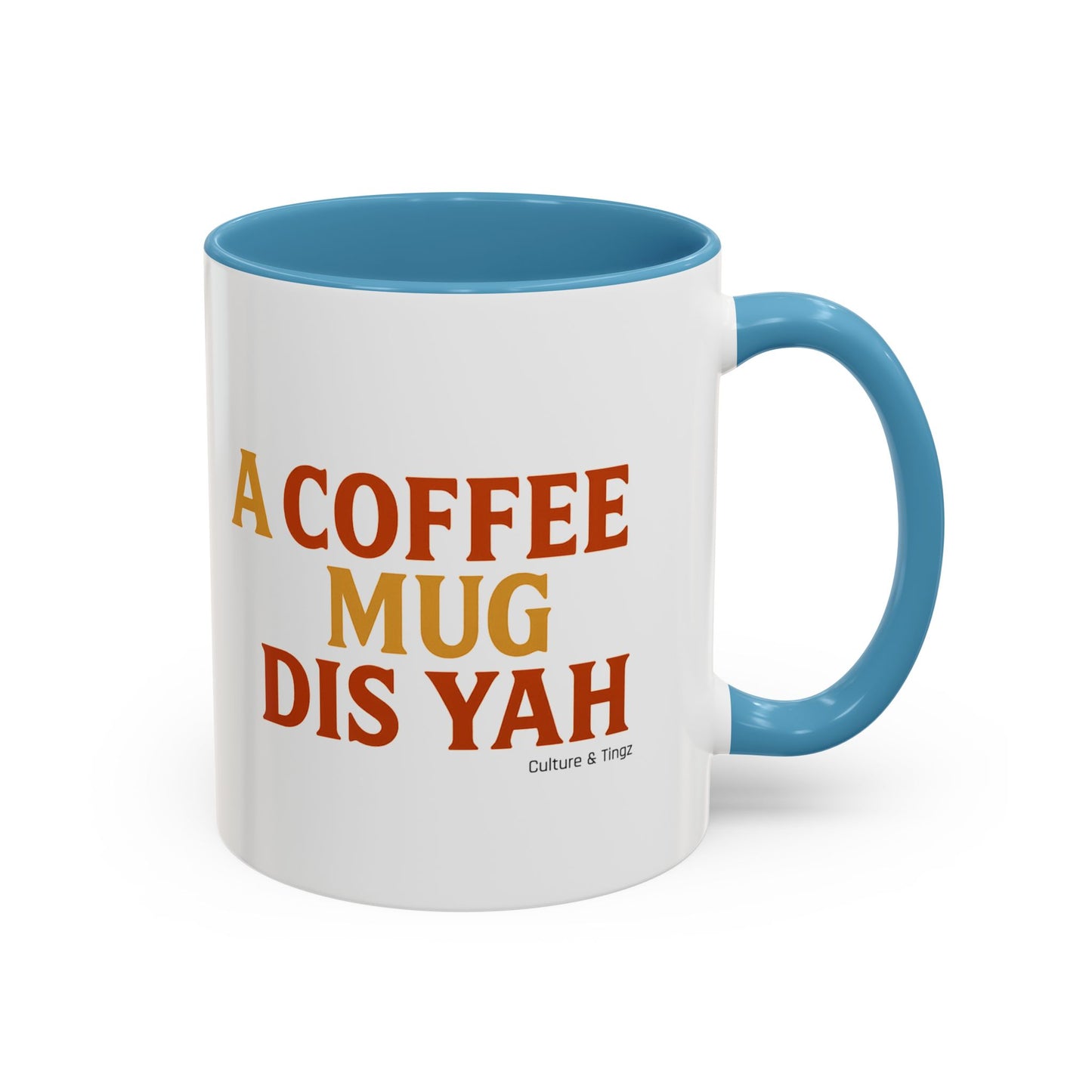 "A Coffee Mug Dis Yah" – Letterwork Edition