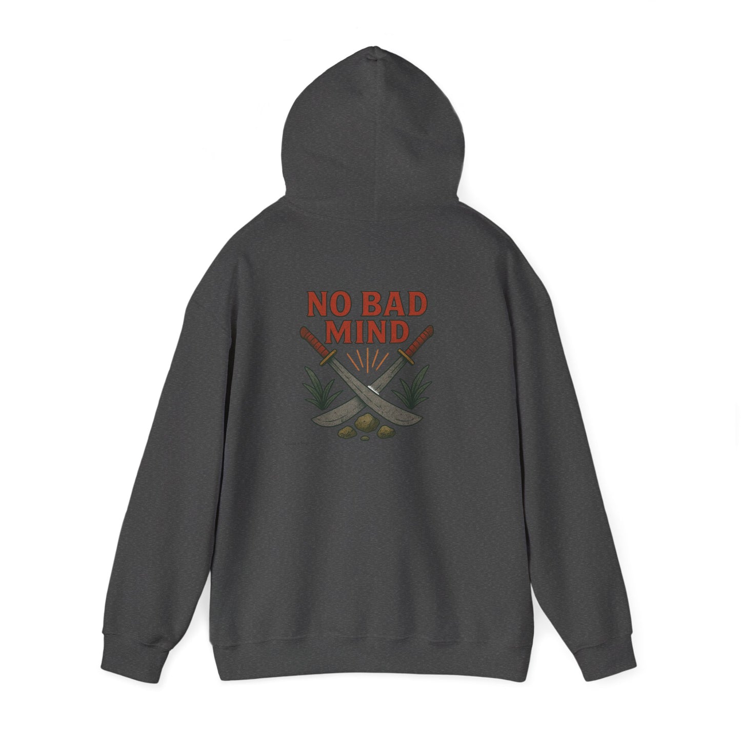 No Bad Mind - Unisex Hoodie (Letterwork front, Artwork Back)