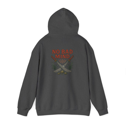 No Bad Mind - Unisex Hoodie (Letterwork front, Artwork Back)