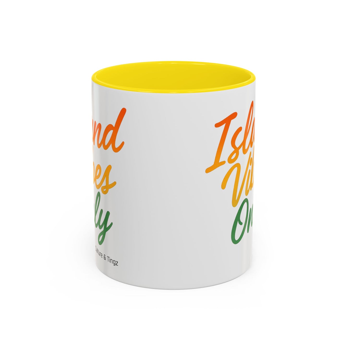 Island Vibes Only Ceramic Mugs  – Letterwork Edition