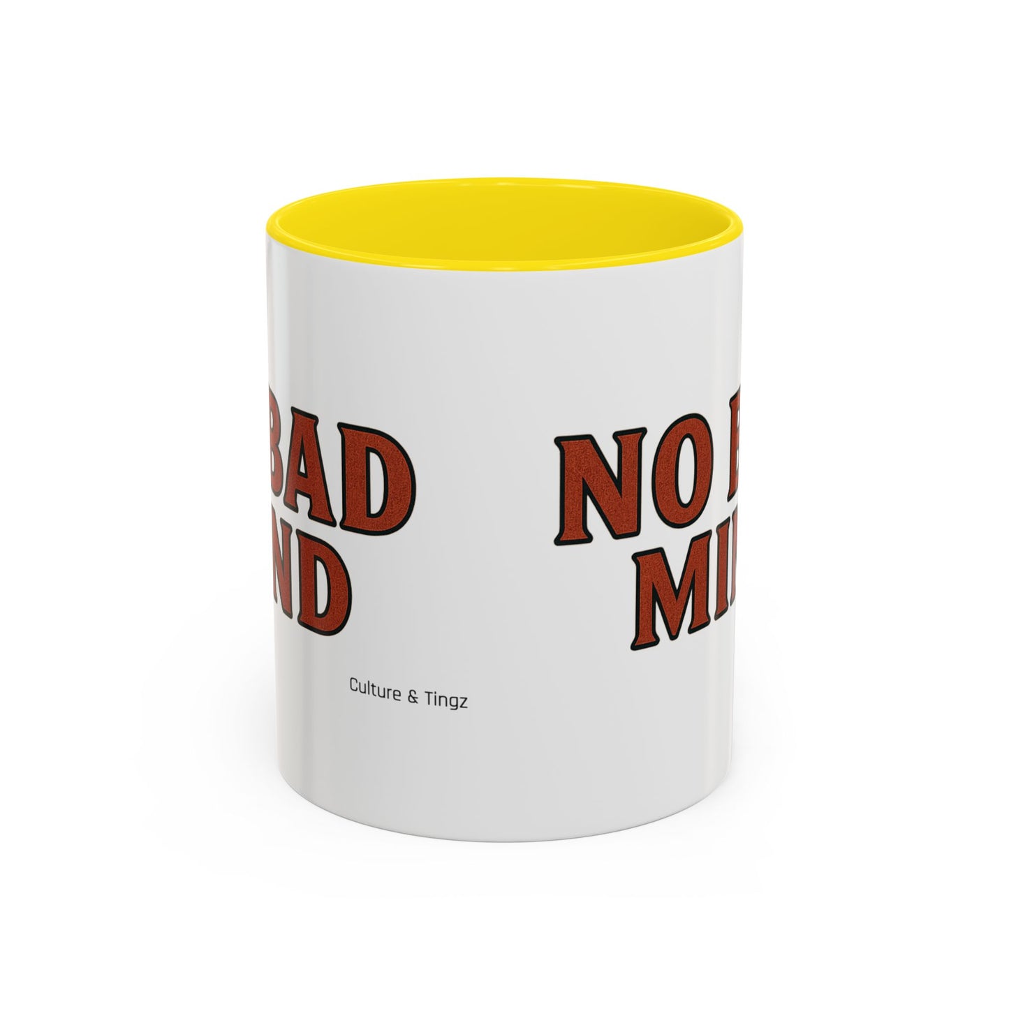 No Bad Mind Ceramic Mugs  – Letterwork Edition