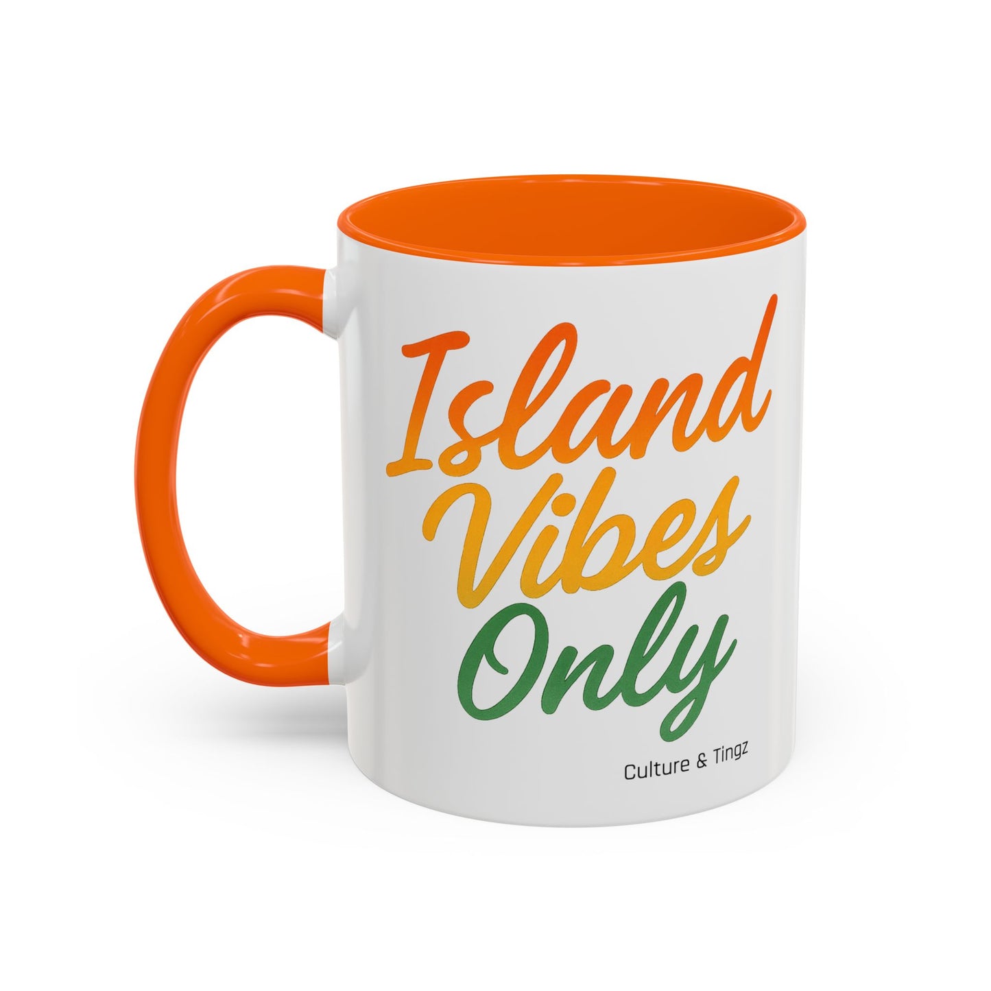 Island Vibes Only Ceramic Mugs  – Letterwork Edition