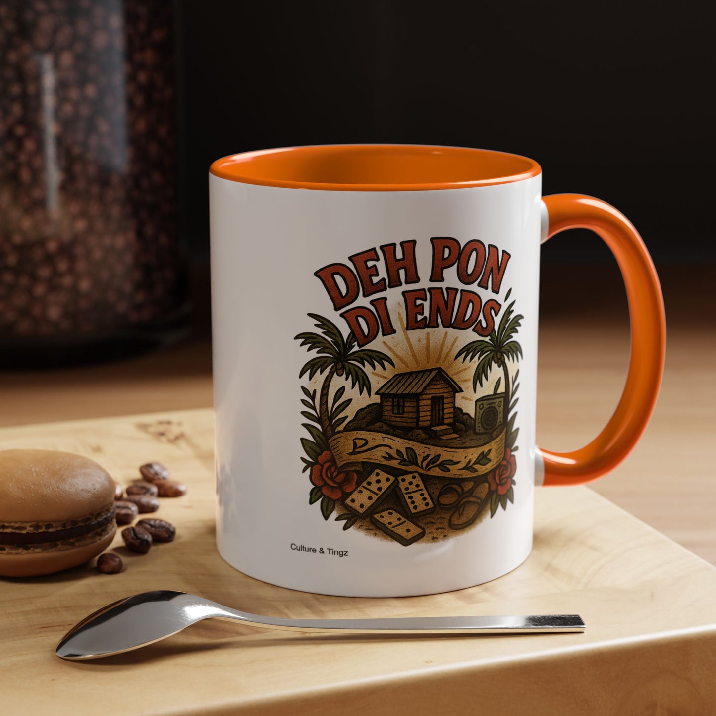 Deh Pon Di Ends - Accent Coffee Mug
