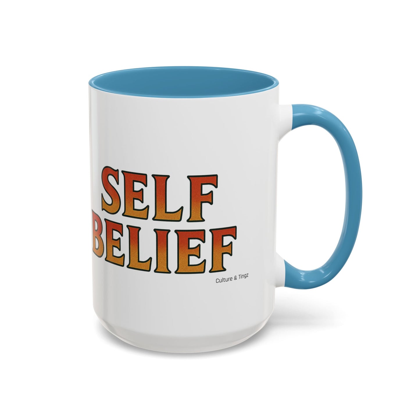 Self Belief Ceramic Mugs  – Letterwork Edition