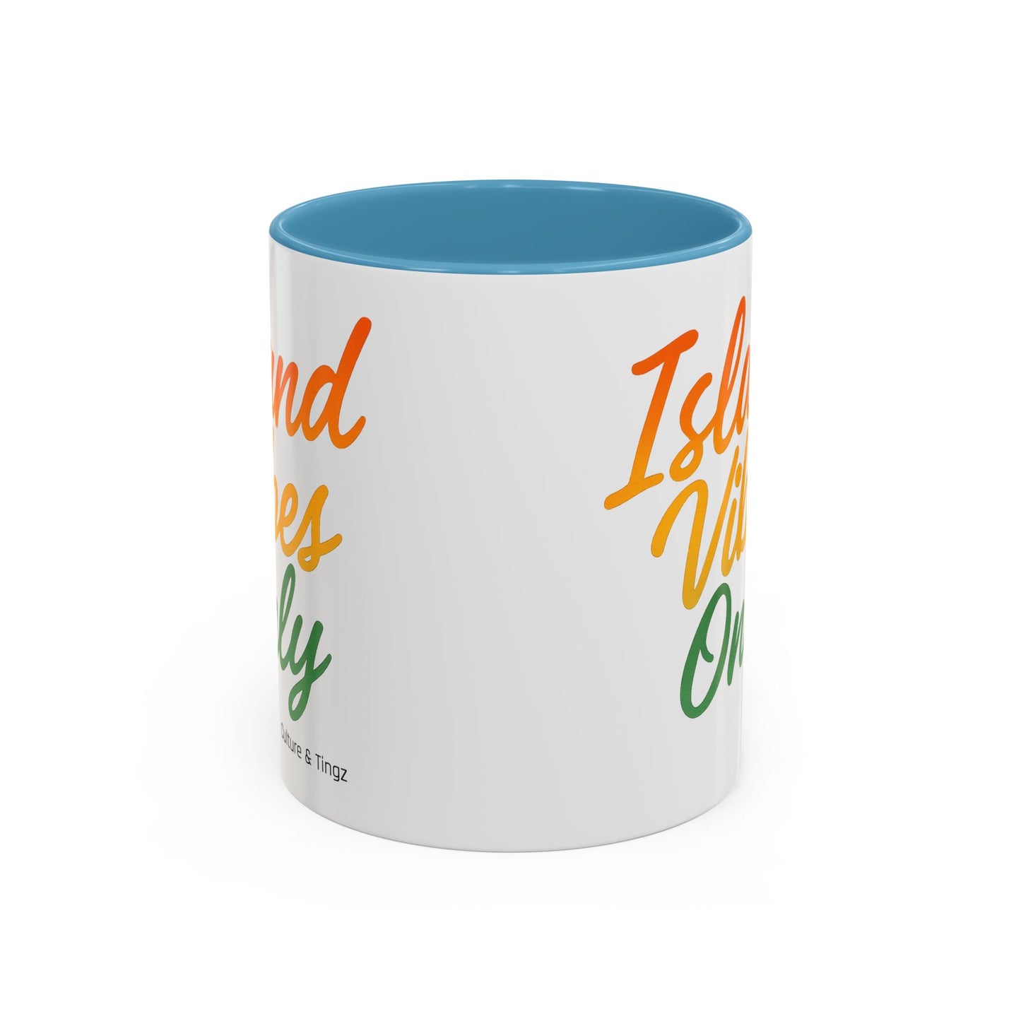 Island Vibes Only Ceramic Mugs  – Letterwork Edition