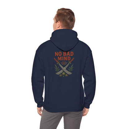No Bad Mind - Unisex Hoodie (Letterwork front, Artwork Back)