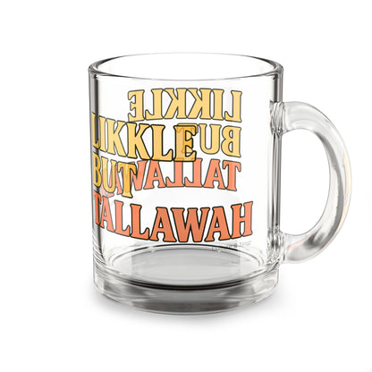 Likkle but Tallawah Glass Mug - 10oz. (Letterwork Edition)