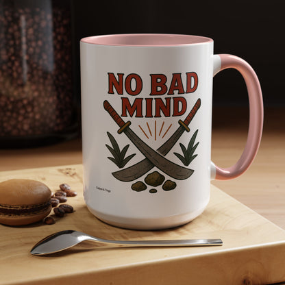 No Bad Mind - Accent Coffee Mug