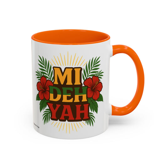 Mi Deh Yah Ceramic Mugs  – Letterwork Edition