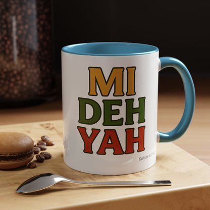 Mi Deh Yah Ceramic Mugs  – Letterwork Edition