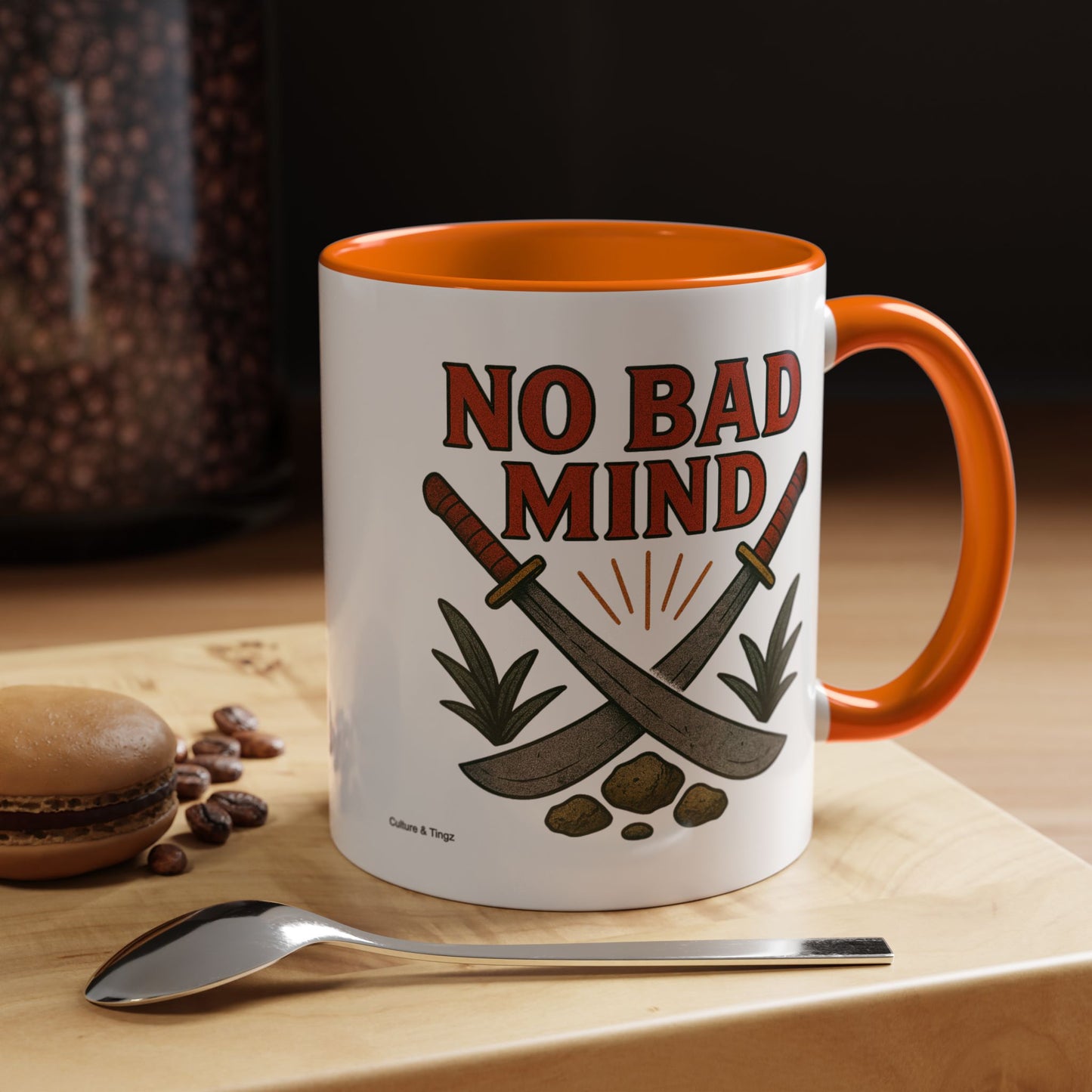 No Bad Mind - Accent Coffee Mug