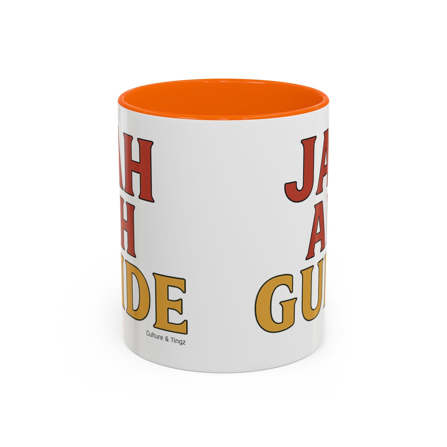 Jah Ah Guide Ceramic Mugs  – Letterwork Edition