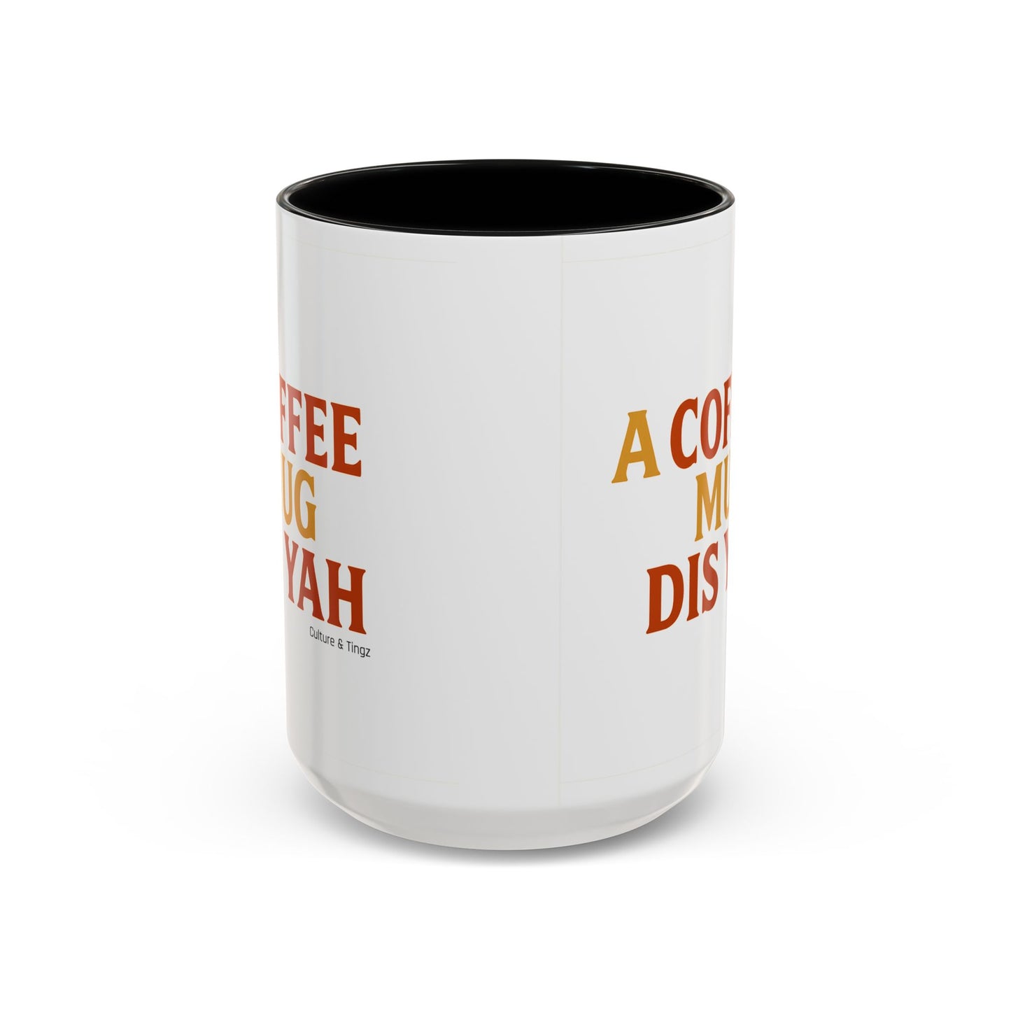 "A Coffee Mug Dis Yah" – Letterwork Edition