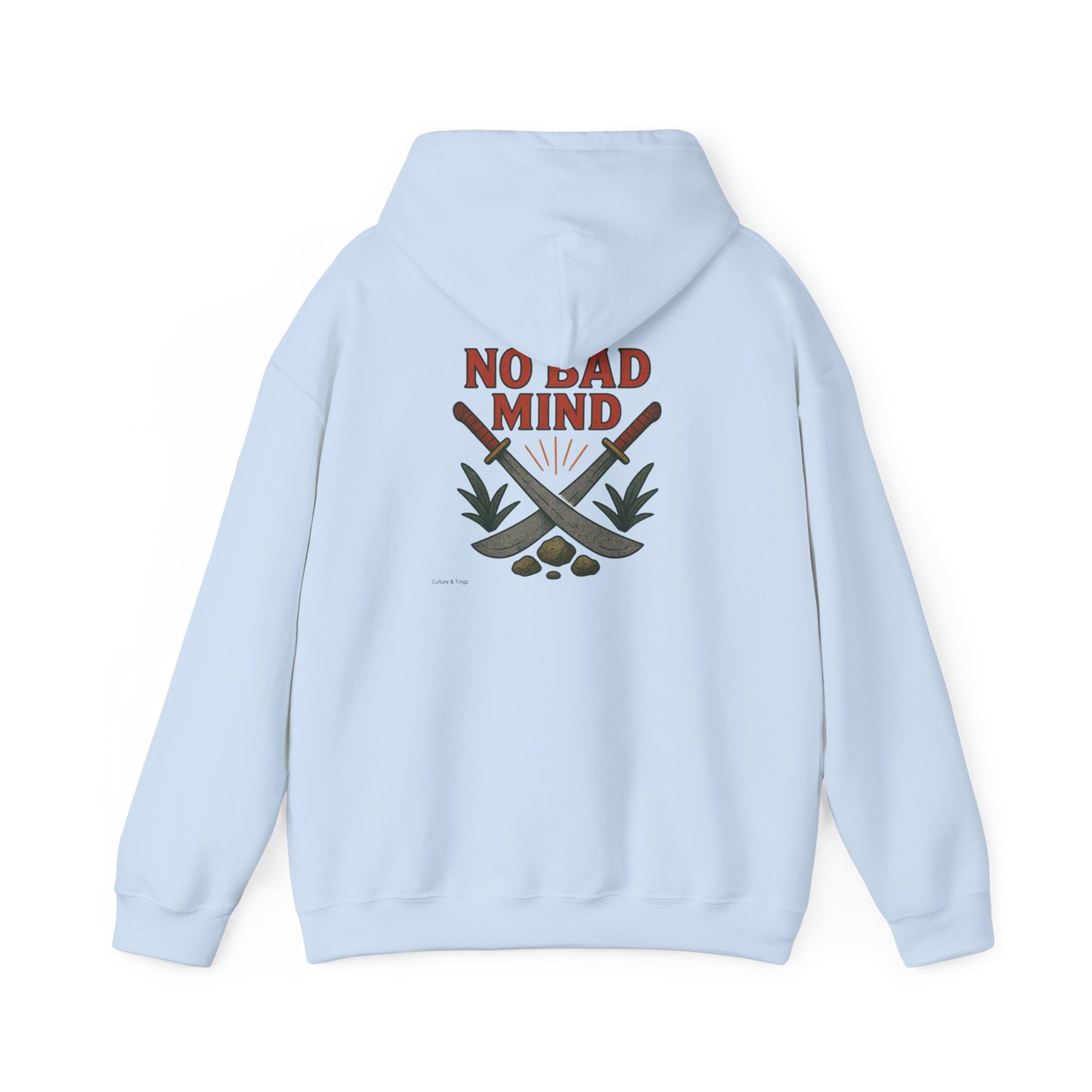 No Bad Mind - Unisex Hoodie (Letterwork front, Artwork Back)