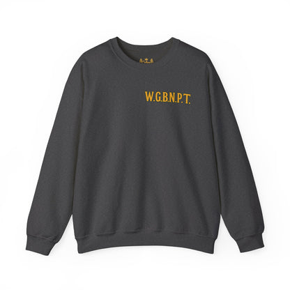 W.G.B.N.P.T. - Unisex Crewneck Sweater (Letterwork Front, Full Artwork Back)