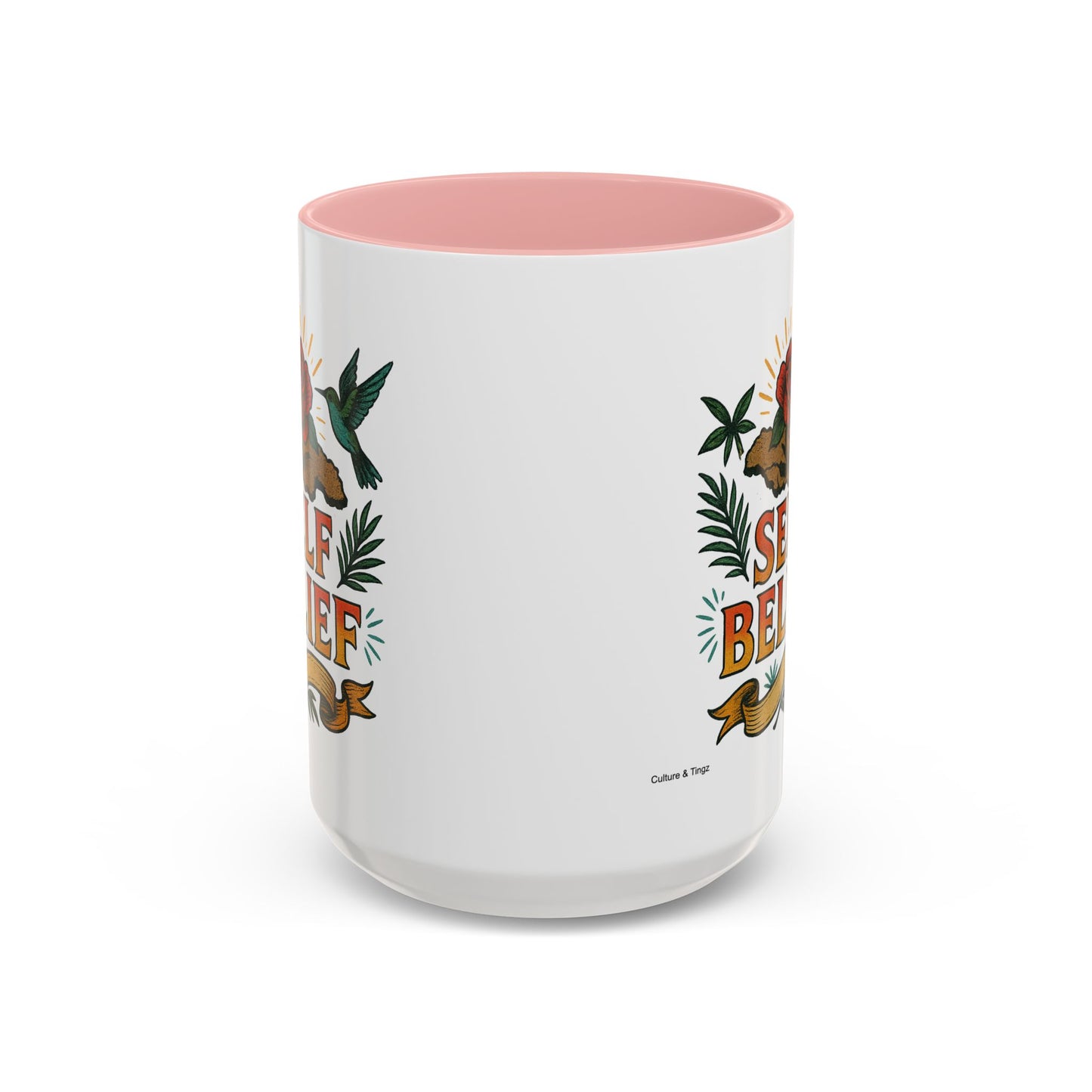 Self Belief - Accent Coffee Mug