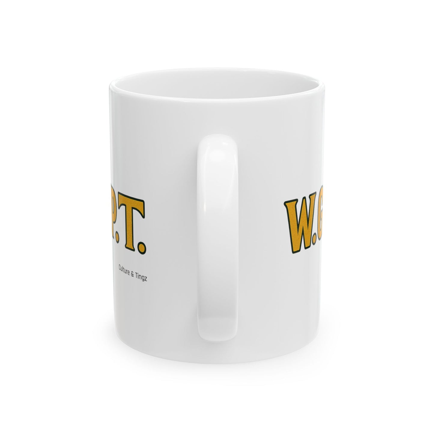 W.G.B.N.P.T Ceramic Mugs- Letterwork Collection