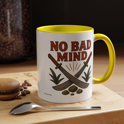 No Bad Mind - Accent Coffee Mug