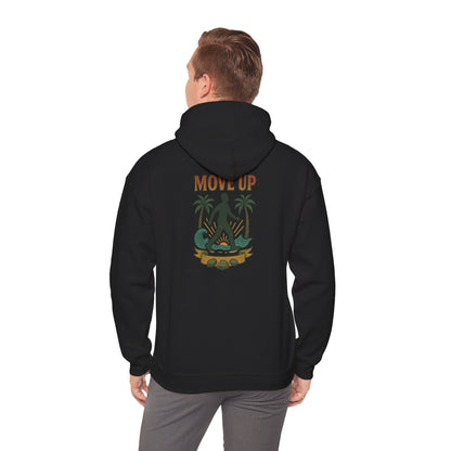 Move Up - Unisex Hoodie (Letterwork front, Artwork Back)