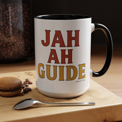 Jah Ah Guide Ceramic Mugs  – Letterwork Edition