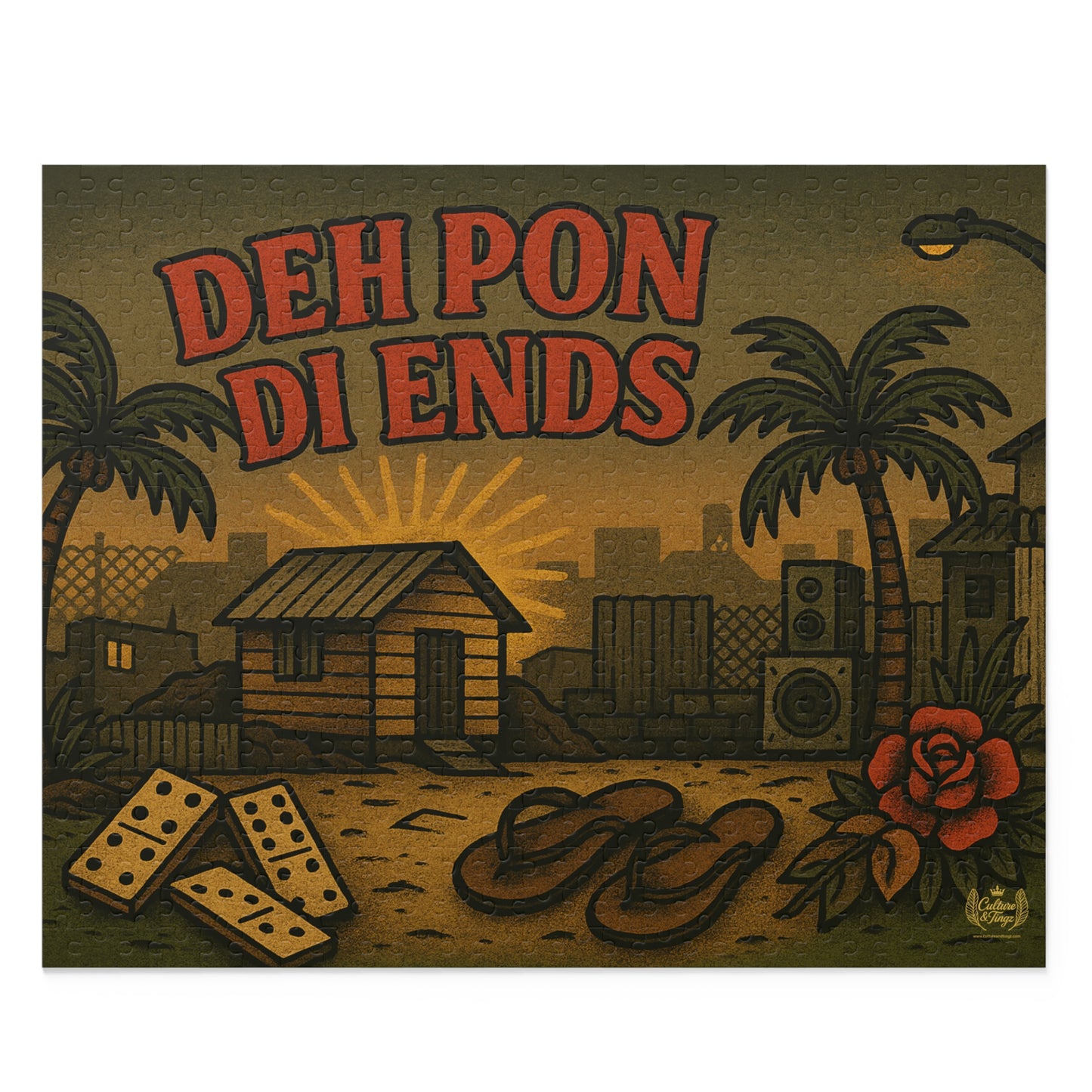 Deh Pon Di Ends Puzzle -  120,252 or 500 Pieces