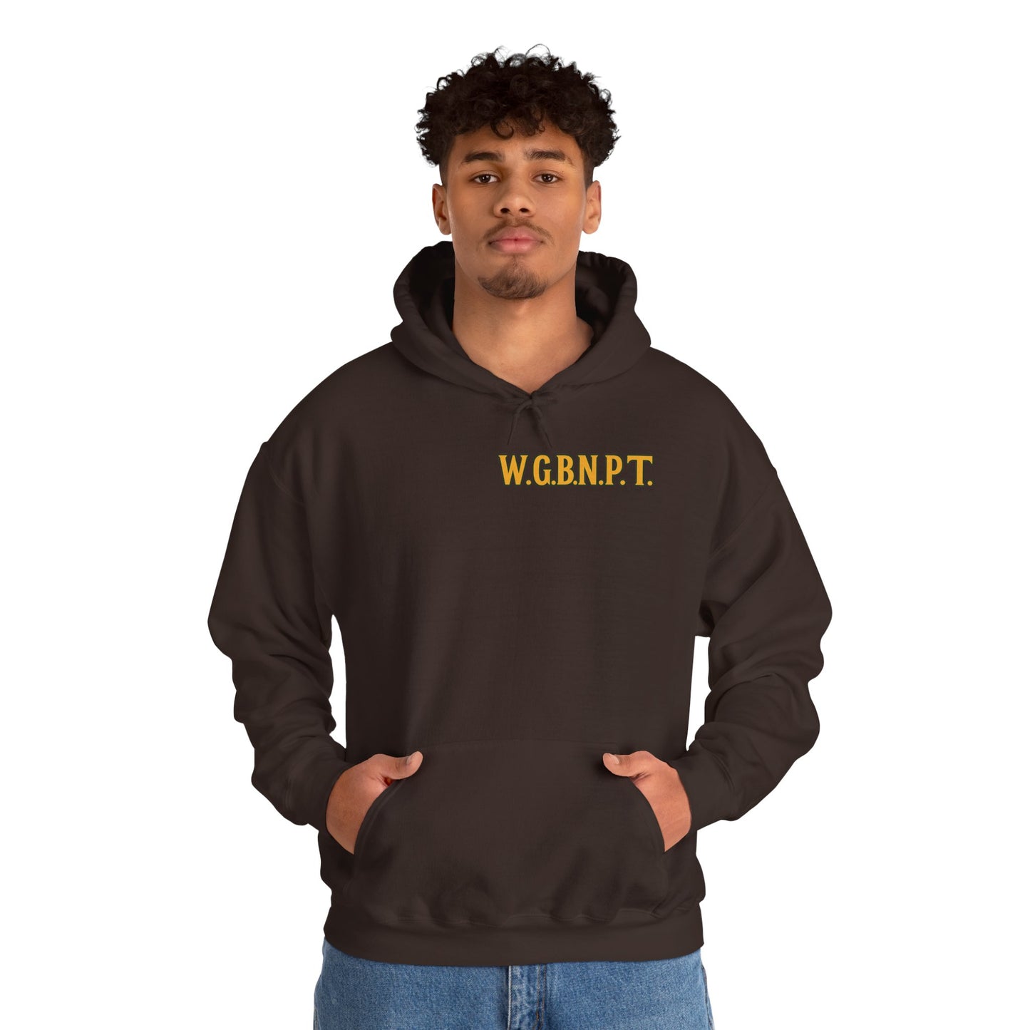 W.G.B.N.P.T. - Unisex Hoodie (Letterwork front, Artwork Back)