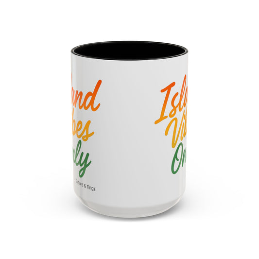 Island Vibes Only Ceramic Mugs  – Letterwork Edition