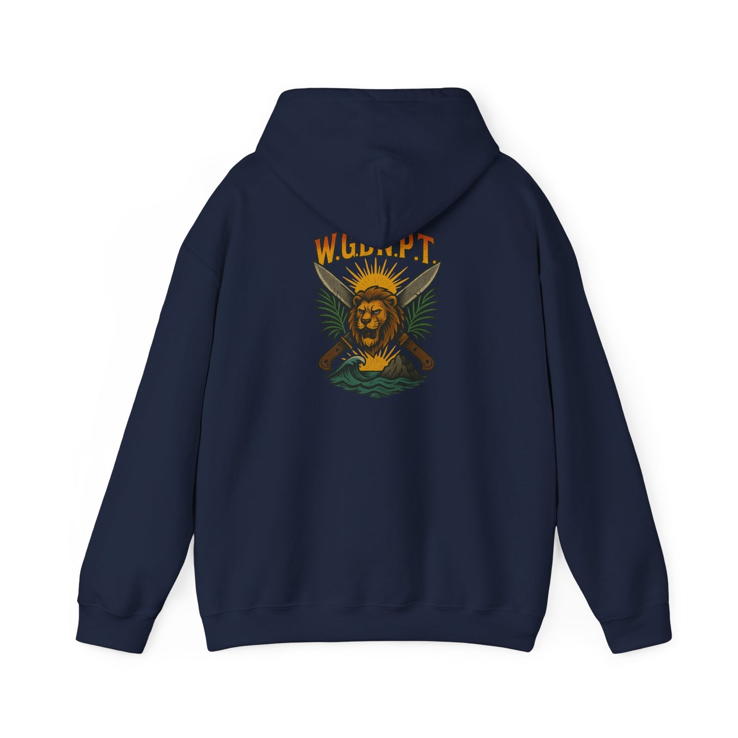 W.G.B.N.P.T. - Unisex Hoodie (Letterwork front, Artwork Back)