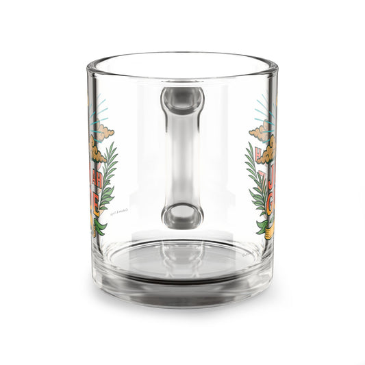 "Jah Ah Guide" Glass Mug