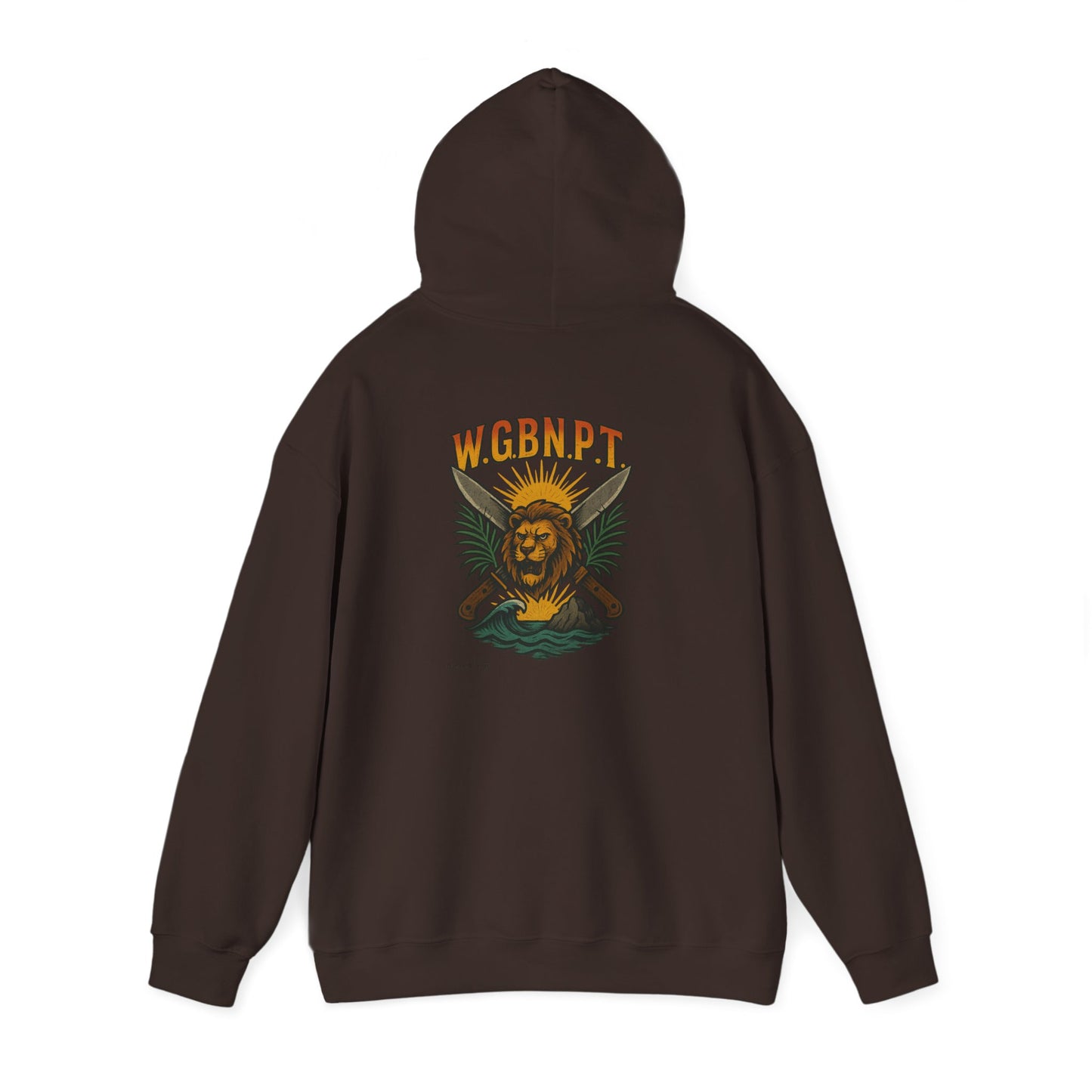 W.G.B.N.P.T. - Unisex Hoodie (Letterwork front, Artwork Back)