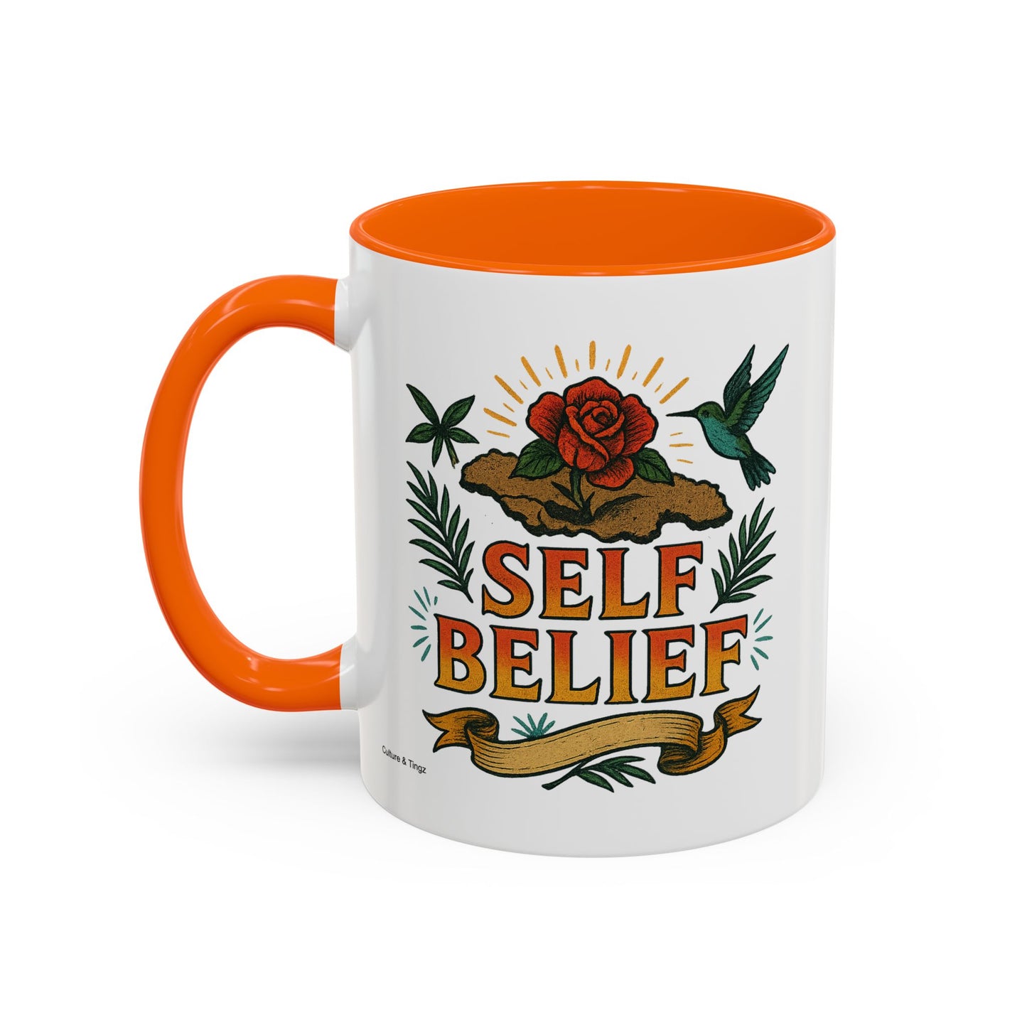 Self Belief - Accent Coffee Mug