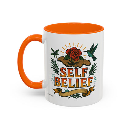 Self Belief - Accent Coffee Mug