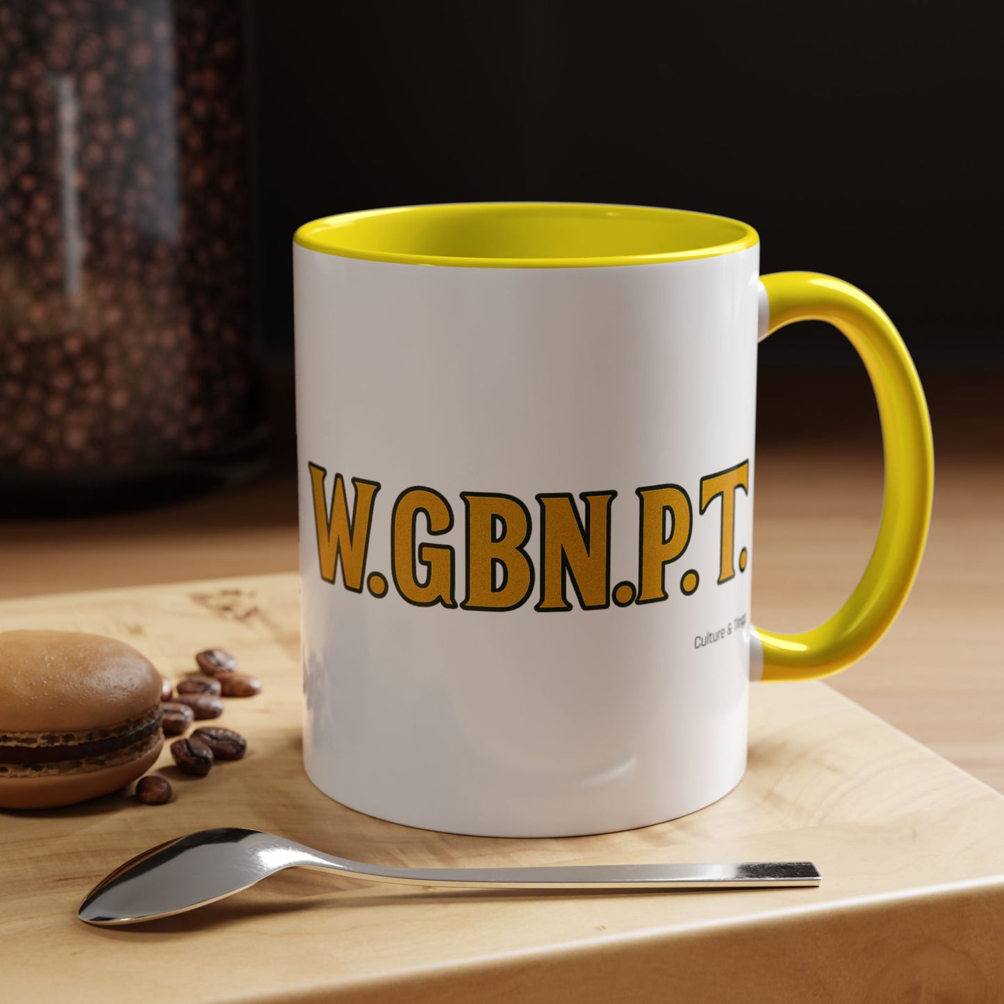 W.G.B.N.P.T. Ceramic Mugs  – Letterwork Edition
