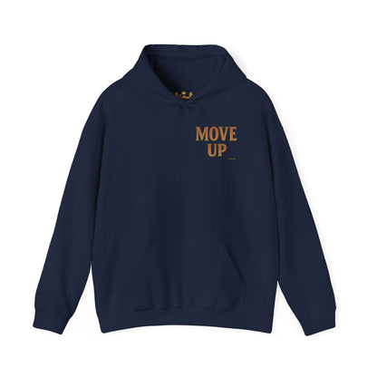 Move Up - Unisex Hoodie (Letterwork front, Artwork Back)