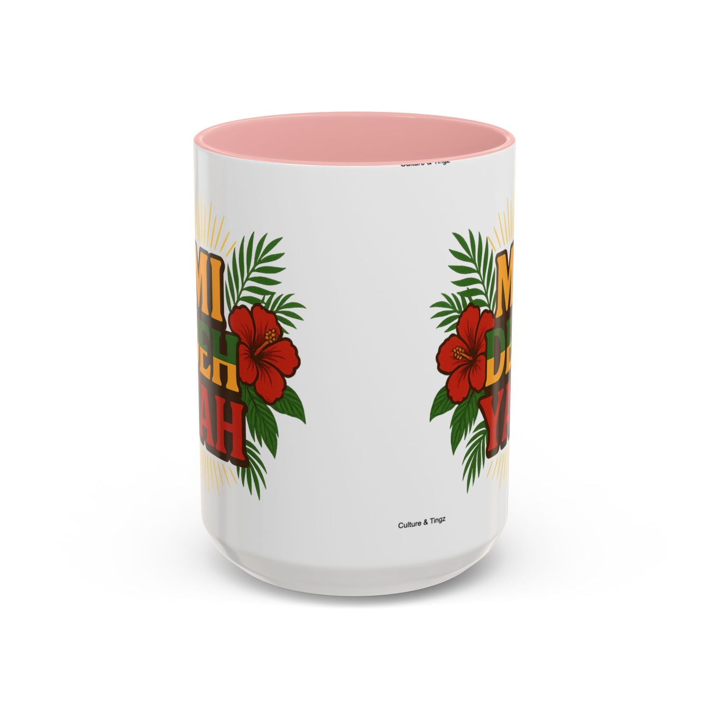 Mi Deh Yah Ceramic Mugs  – Letterwork Edition
