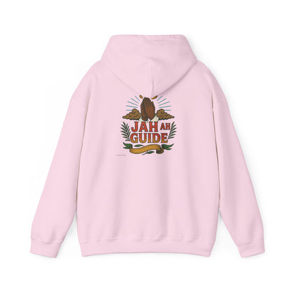 Jah Ah Guide - Unisex Hoodie (Letterwork front, Artwork Back)