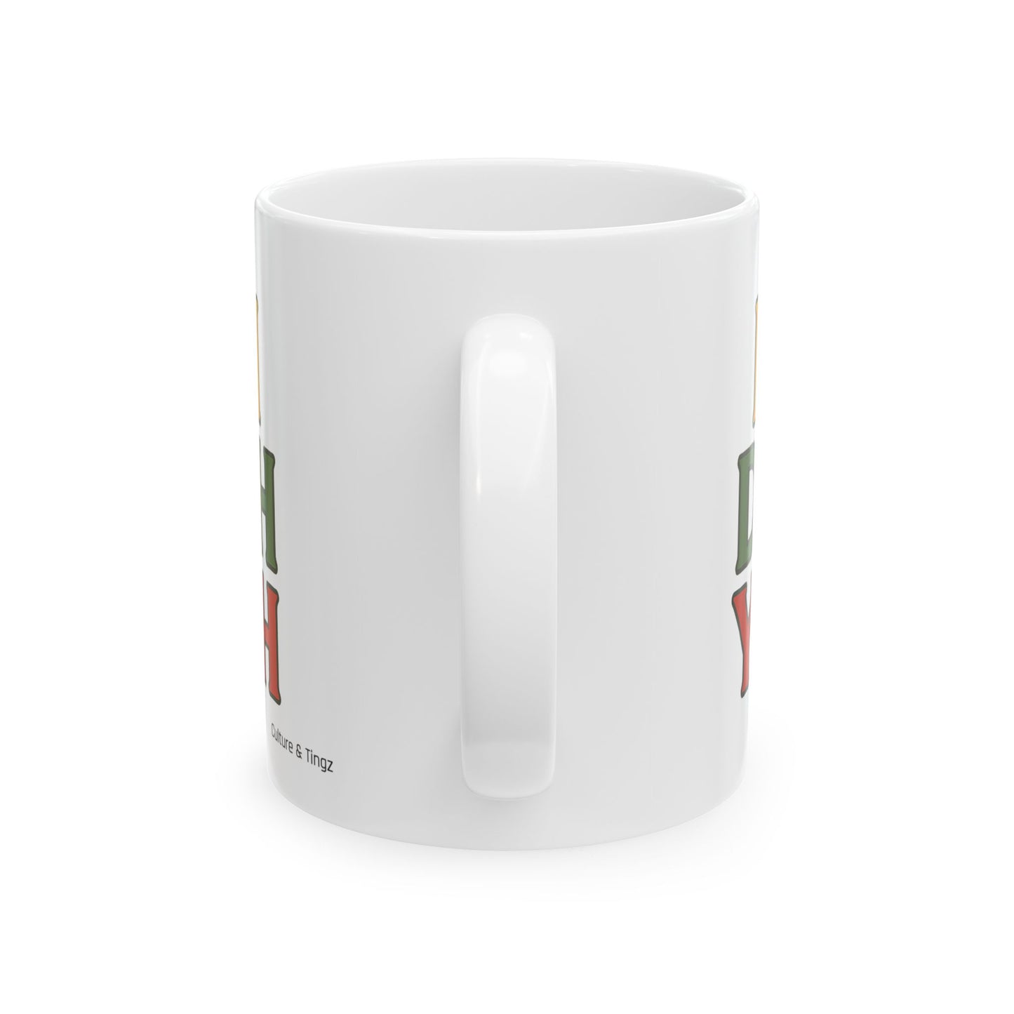 Mi Deh Yah Ceramic Mugs- Letterwork Collection