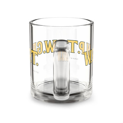 W.G.B.N.P.T Glass Mug - 10oz. (Letterwork Edition)