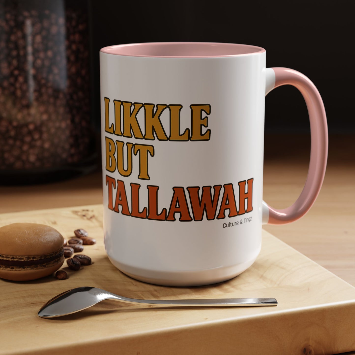 Likkle but Tallawah Ceramic Mugs  – Letterwork Edition