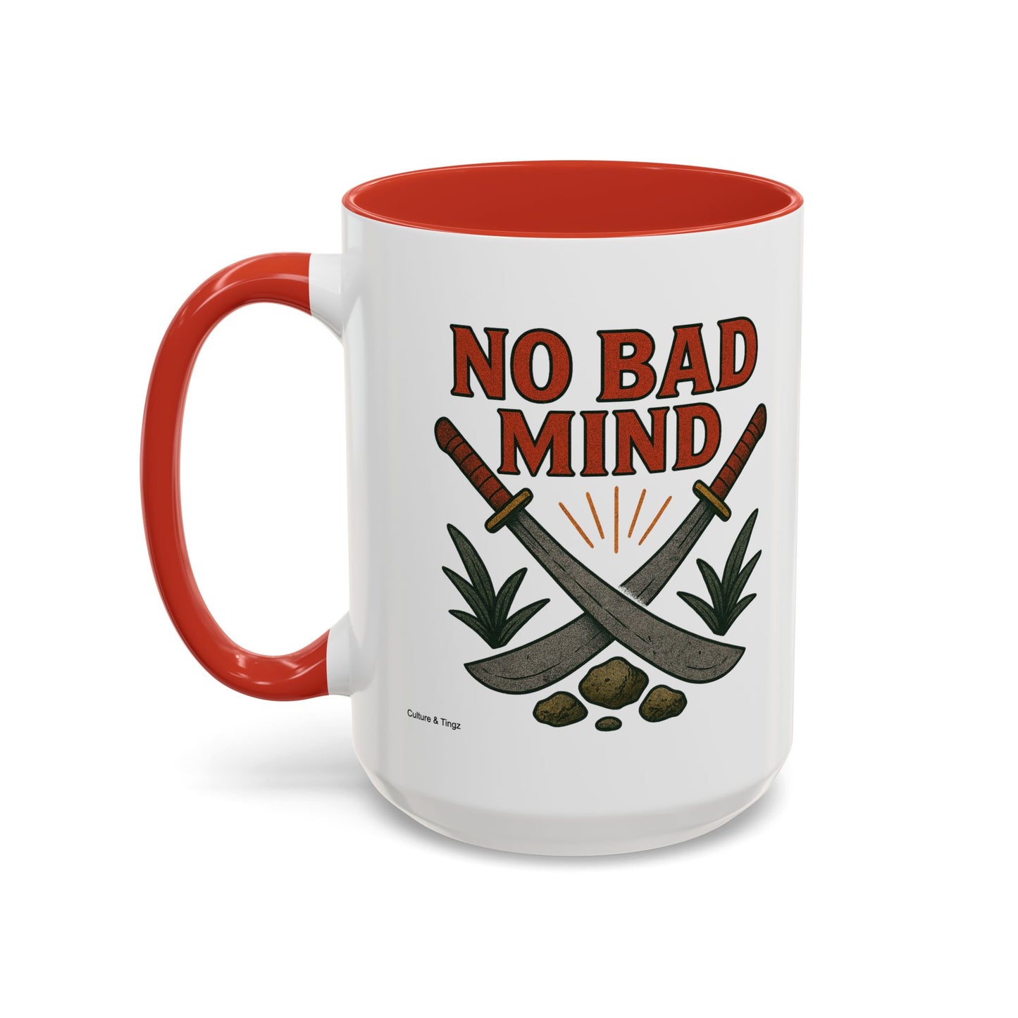 No Bad Mind - Accent Coffee Mug