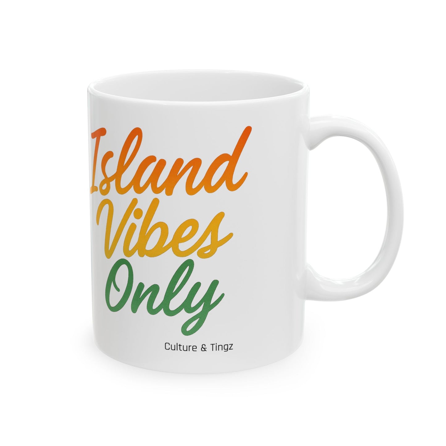 Island Vibes Only Ceramic Mugs- Letterwork Collection