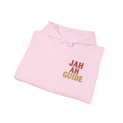 Jah Ah Guide - Unisex Hoodie (Letterwork front, Artwork Back)